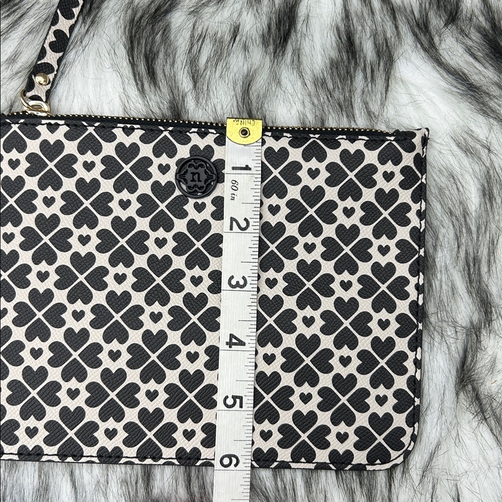 Nanette Lepore Black Tote with Geometric Pouch - Picture 13 of 16